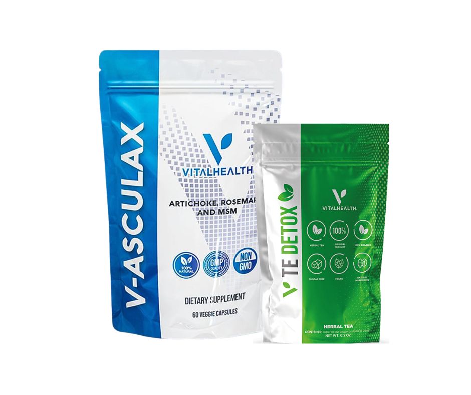 Bundle V‑Asculax + Té Detox + Colágeno